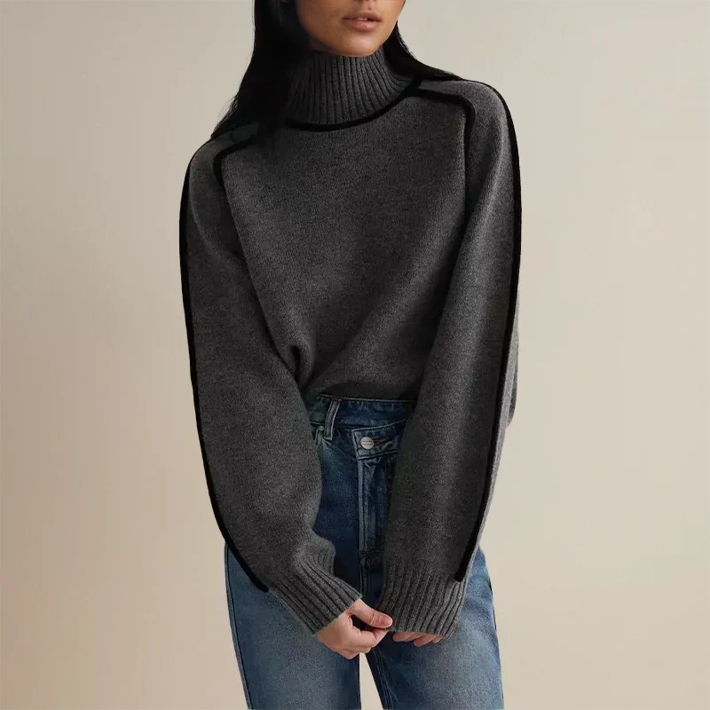 Bianca | Cotton-Blend Turtleneck Sweater