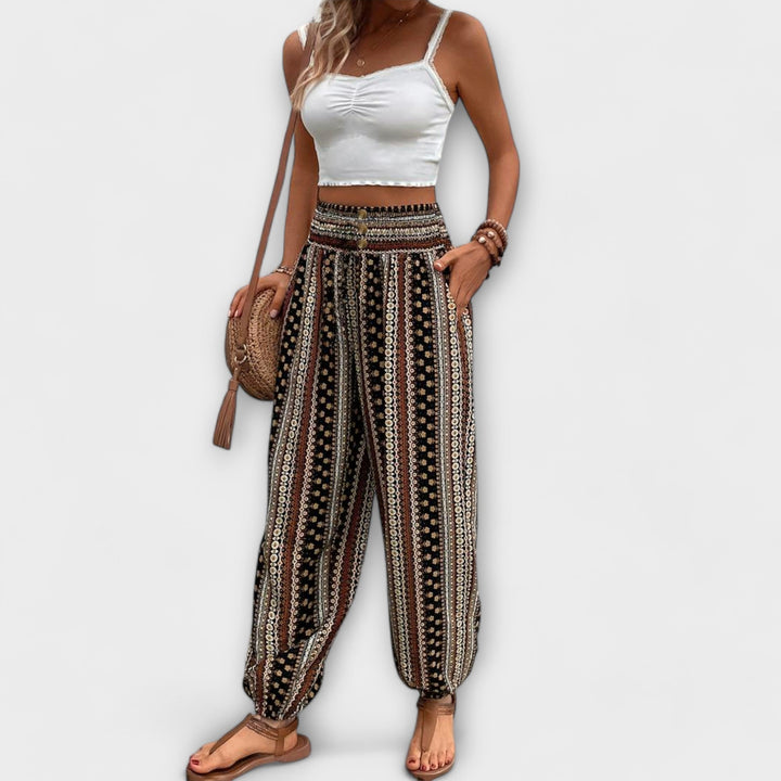 Viviana | Ethnic Graphic Pants