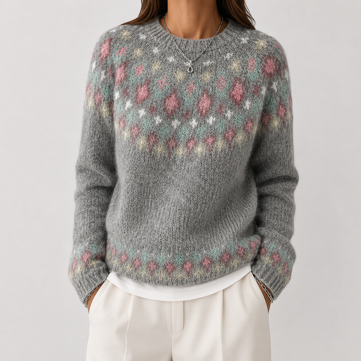 Isabella | Patterned Knit Sweater