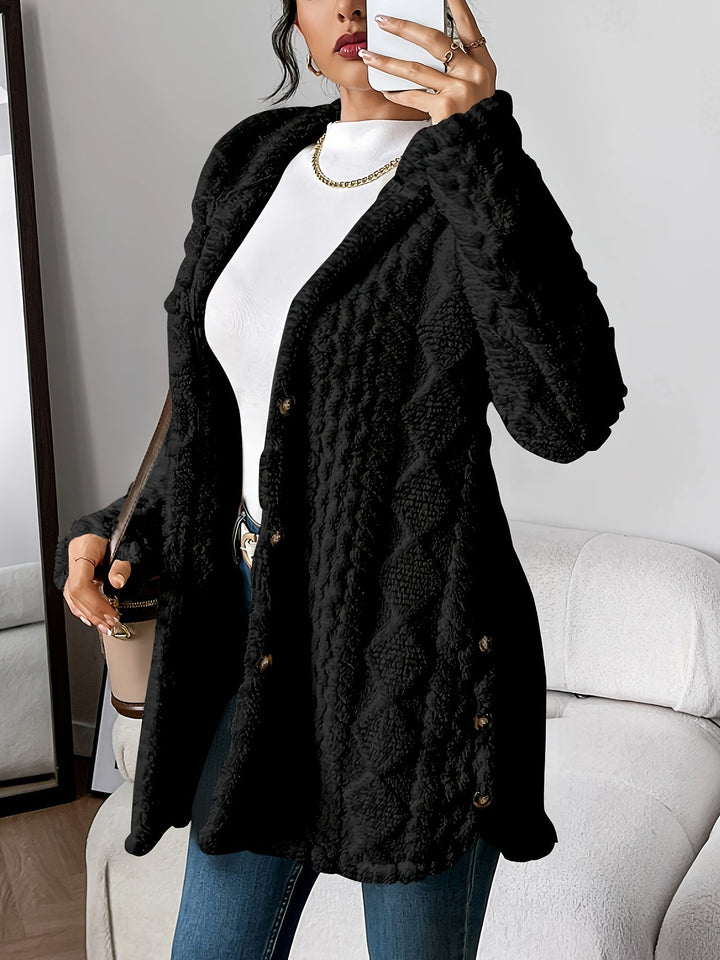 Fiorella | Plush Hooded Jacket