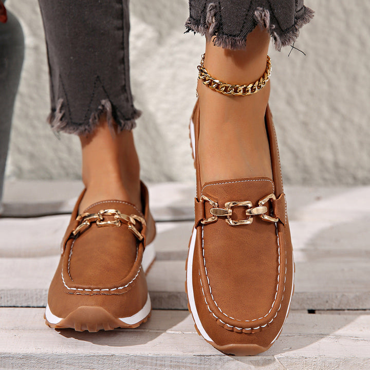 Ottavia - Orthopedic Flat Buckle Loafers
