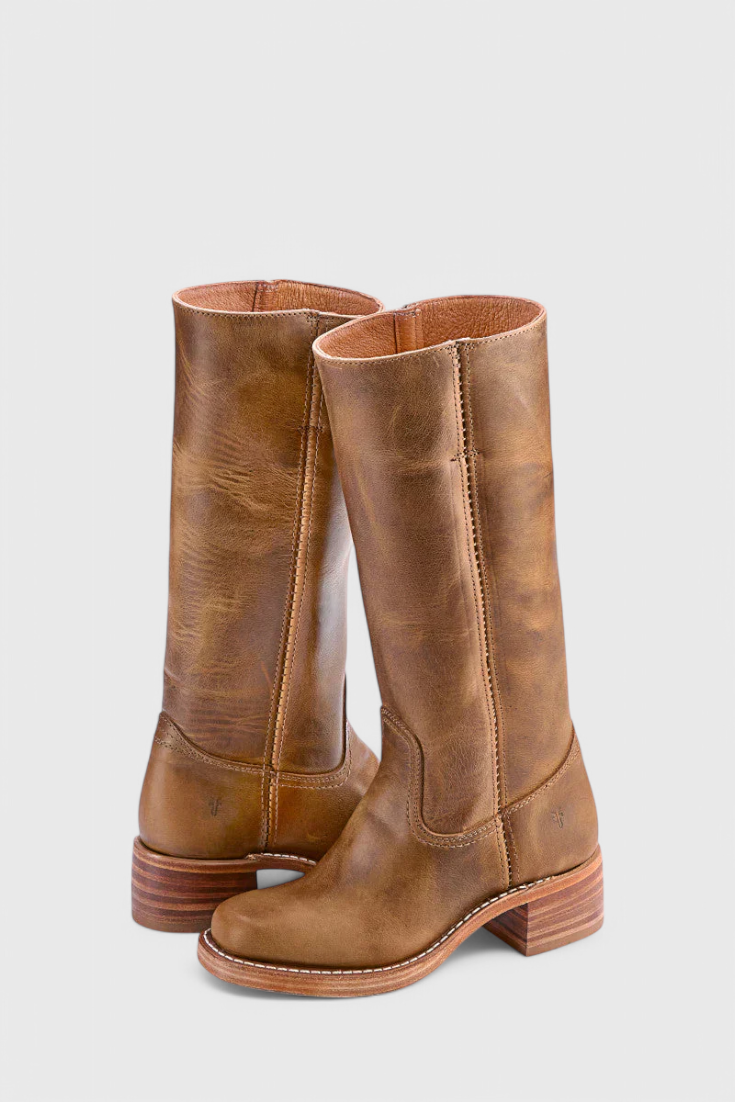 Timeless Style Insulated Leather Boots by Grace