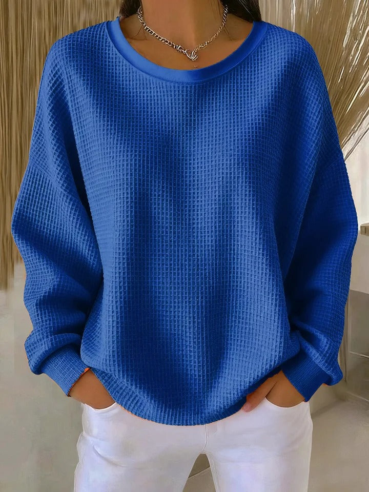 Ivana | Classic Waffle Knit Sweater