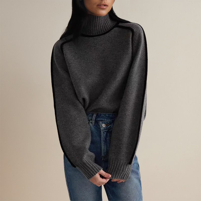 Chiara | Ribbed Turtleneck Sweater