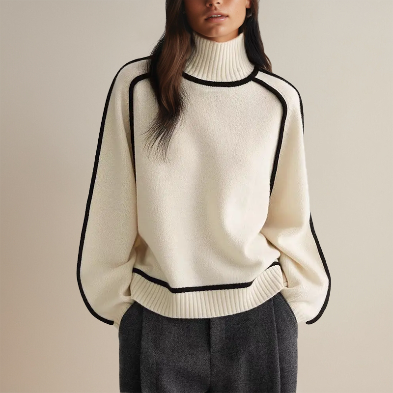 Chiara | Ribbed Turtleneck Sweater