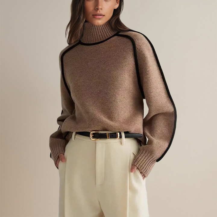 Chiara | Ribbed Turtleneck Sweater