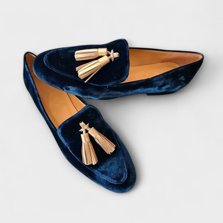 Anna | Vintage Loafers with Fringes