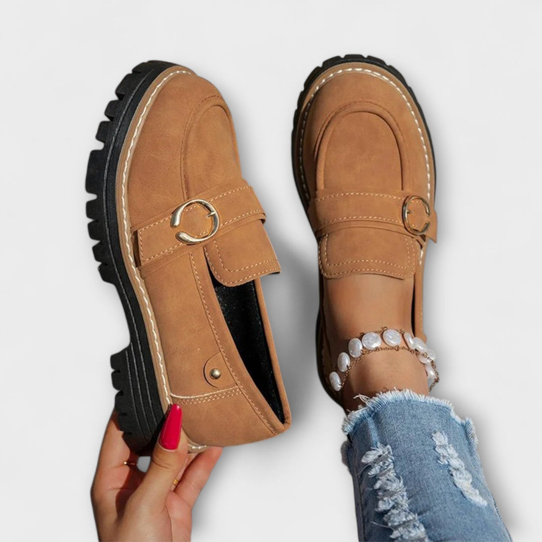 Paola | Round Toe Casual Loafers