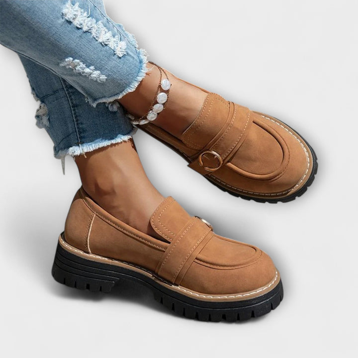 Paola | Round Toe Casual Loafers
