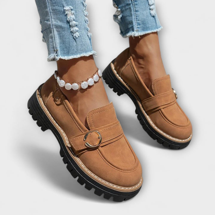 Paola | Round Toe Casual Loafers