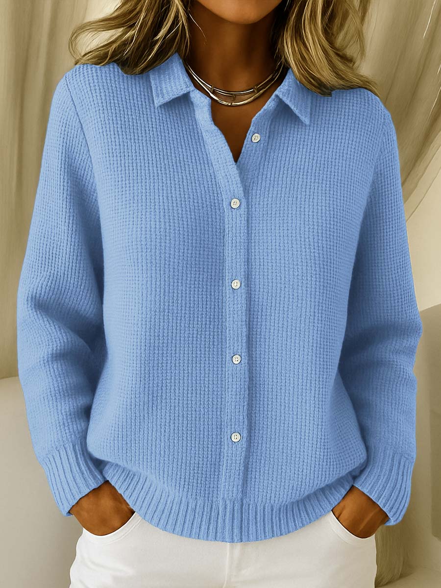 Dafne | Textured Button-Up Cardigan