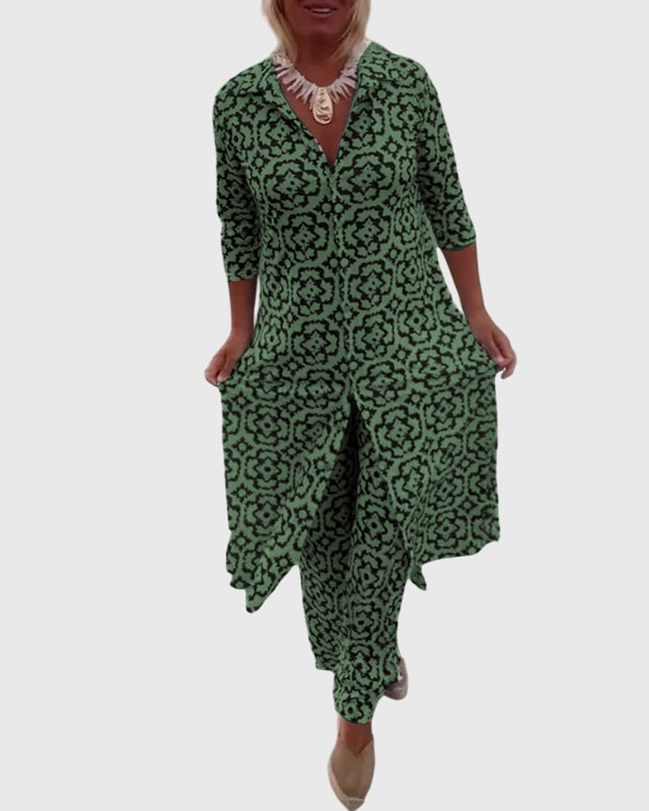 Miranda | Elegant Vintage Two-Piece Set