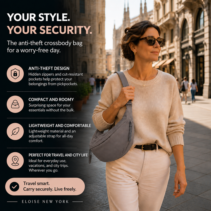 Eleonora | Gray Shoulder Bag