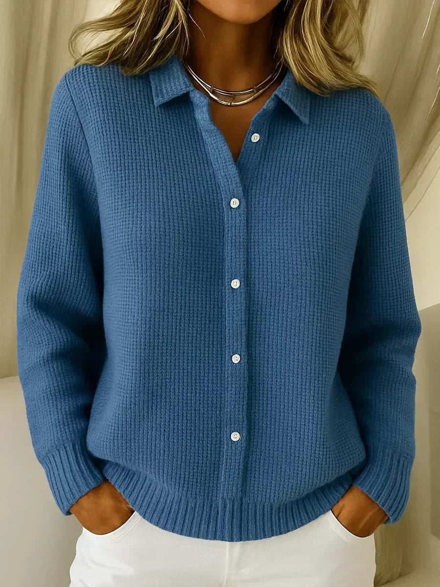 Nora | Textured Knit Button Cardigan