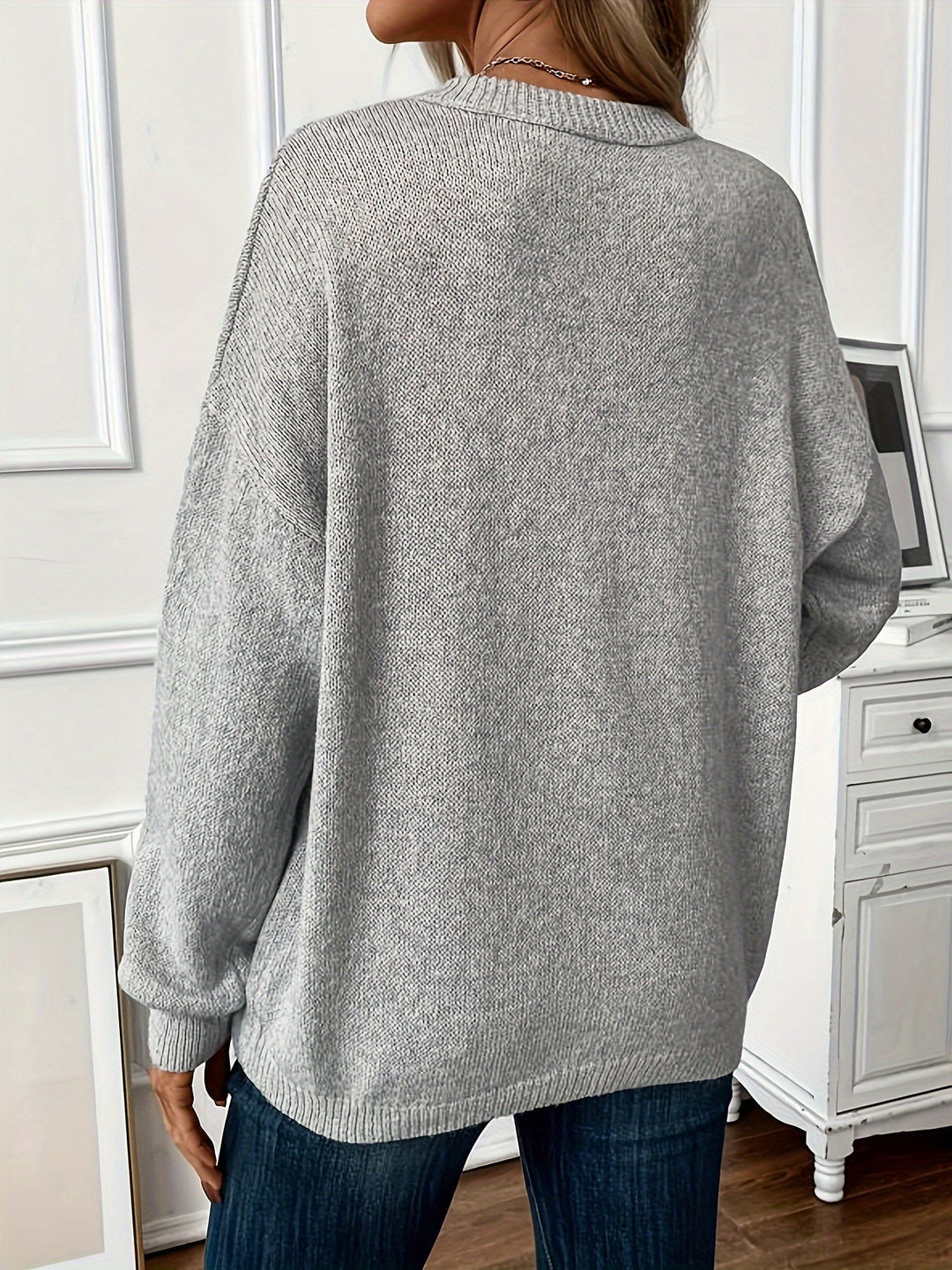 Benedetta | Soft Knit Sweater with Side Slits