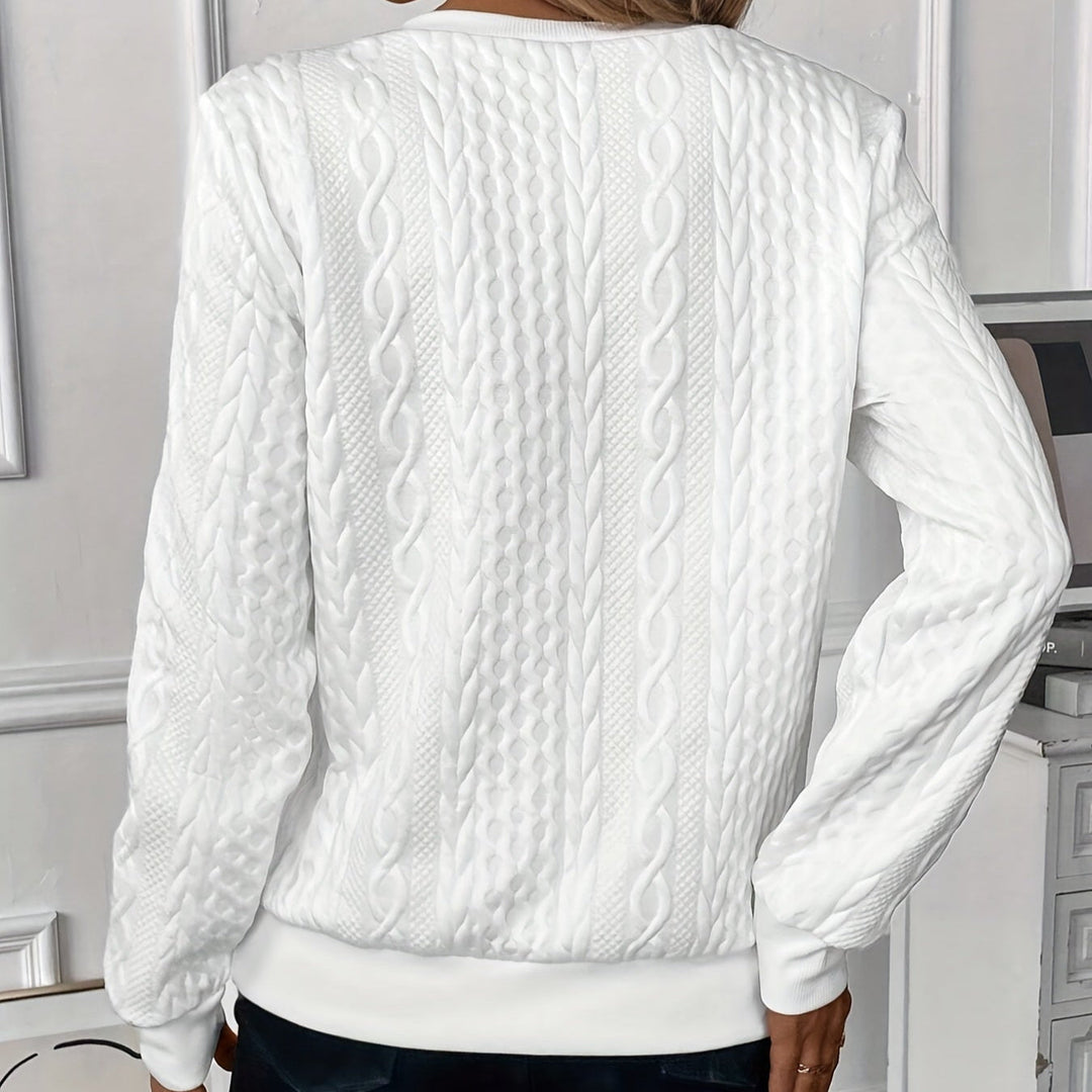 Claudia | Zip-Front Knit Sweater