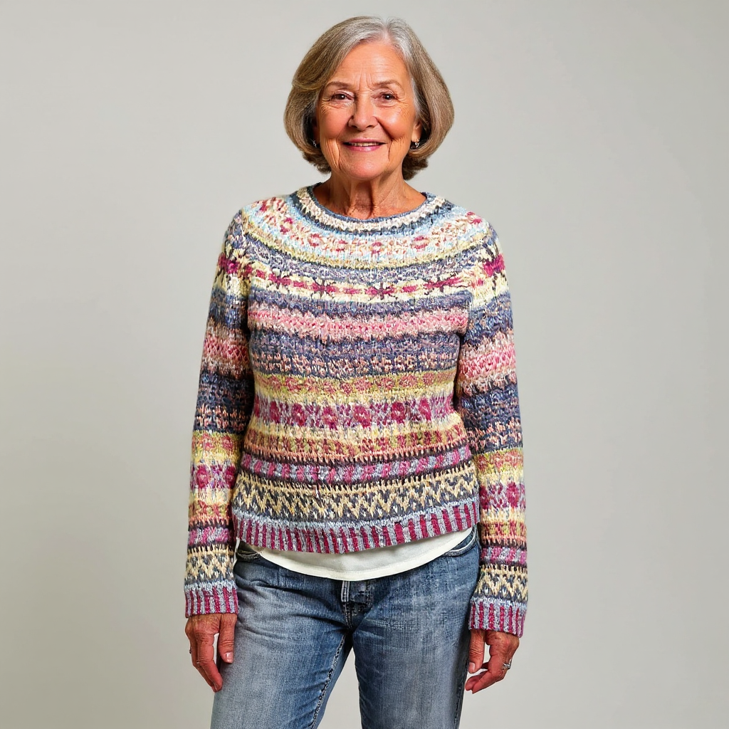 Beatrice | Retro Icelandic Knit Sweater
