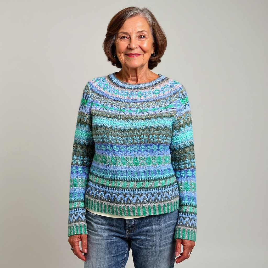 Iris | Vintage-Inspired Island Sweater