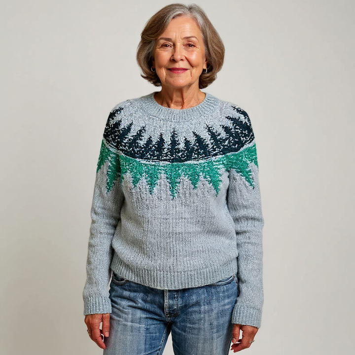 Eleonora | Retro Icelandic Knit Sweater