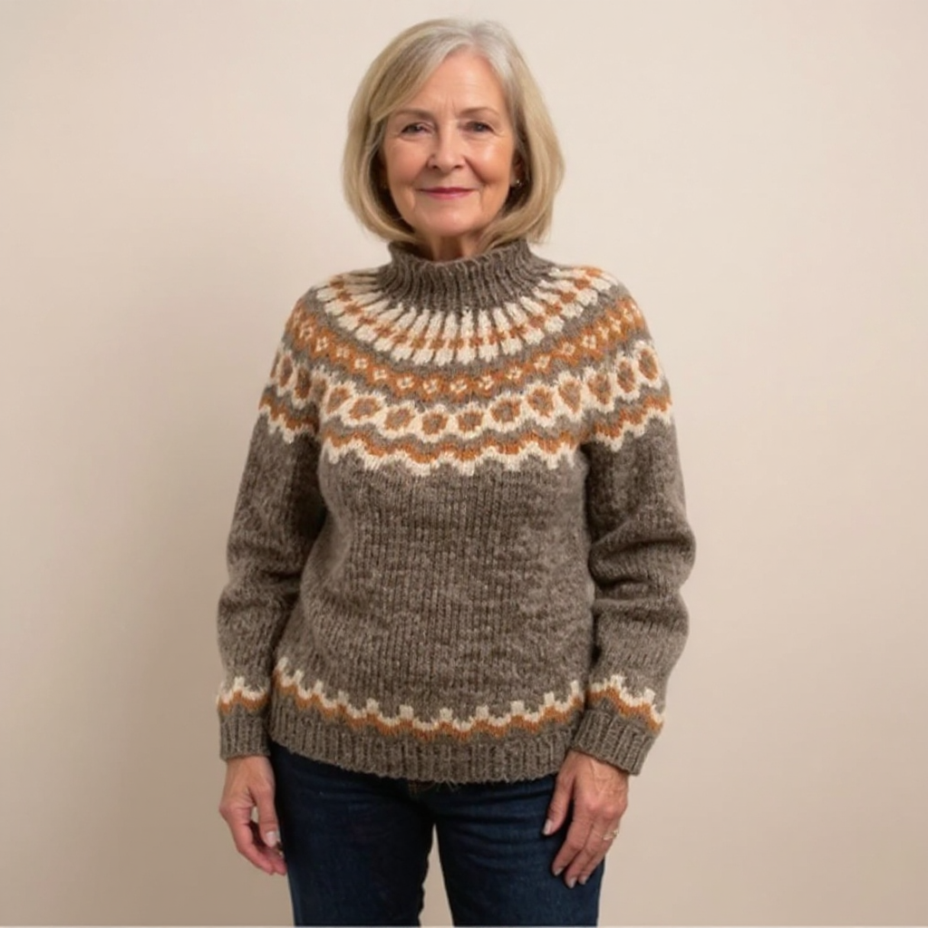 Marta | Classic Icelandic Knit Sweater