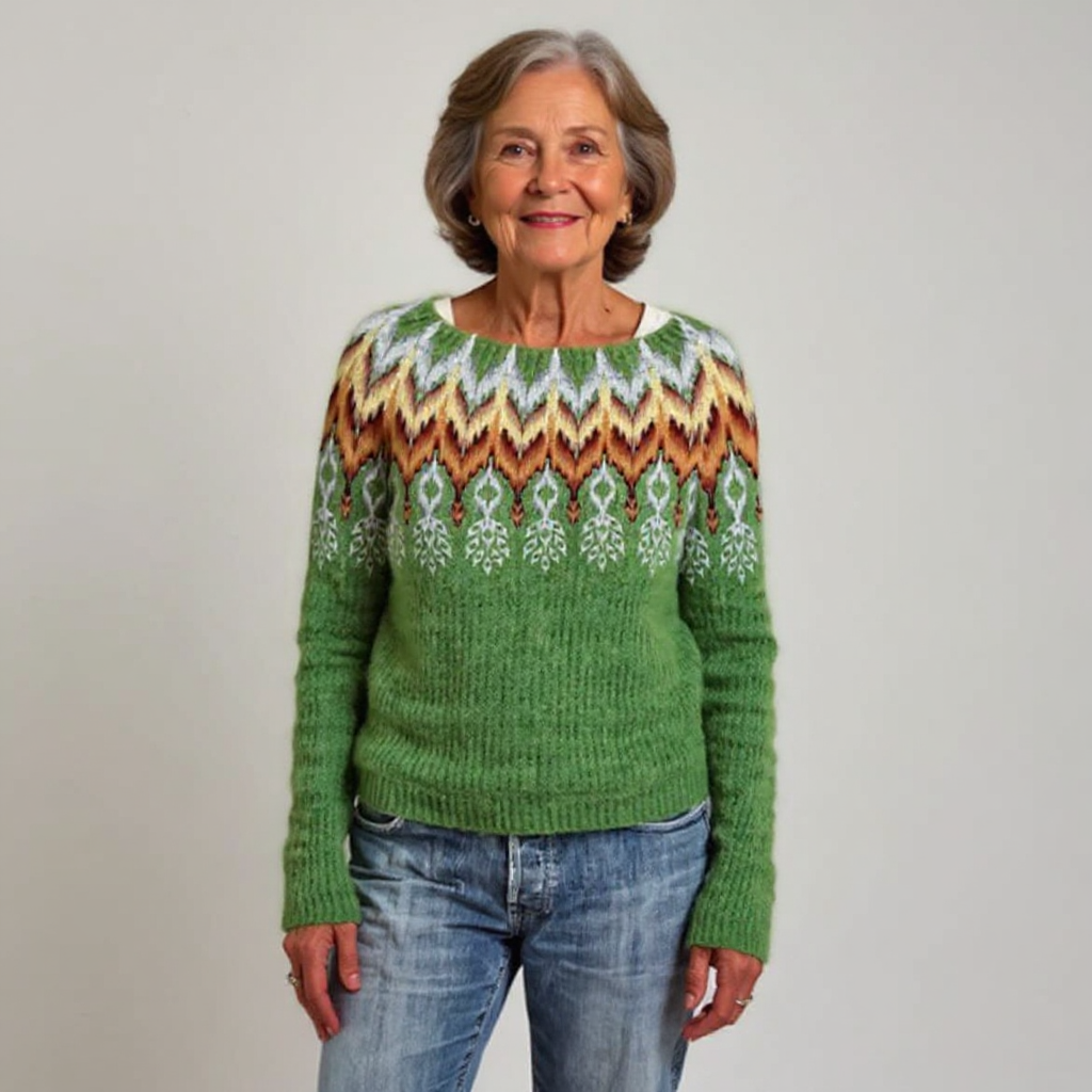 Viviana | Retro Island-Inspired Sweater