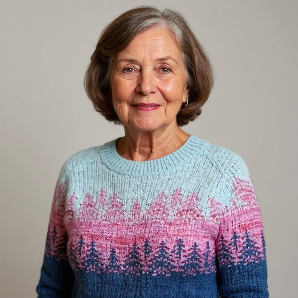 Cecilia | Retro Islands Knit Sweater