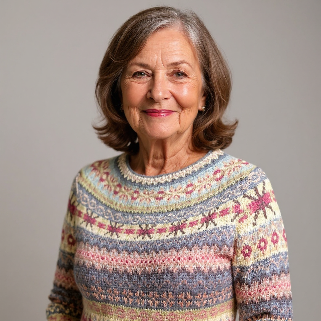 Beatrice | Retro Icelandic Knit Sweater