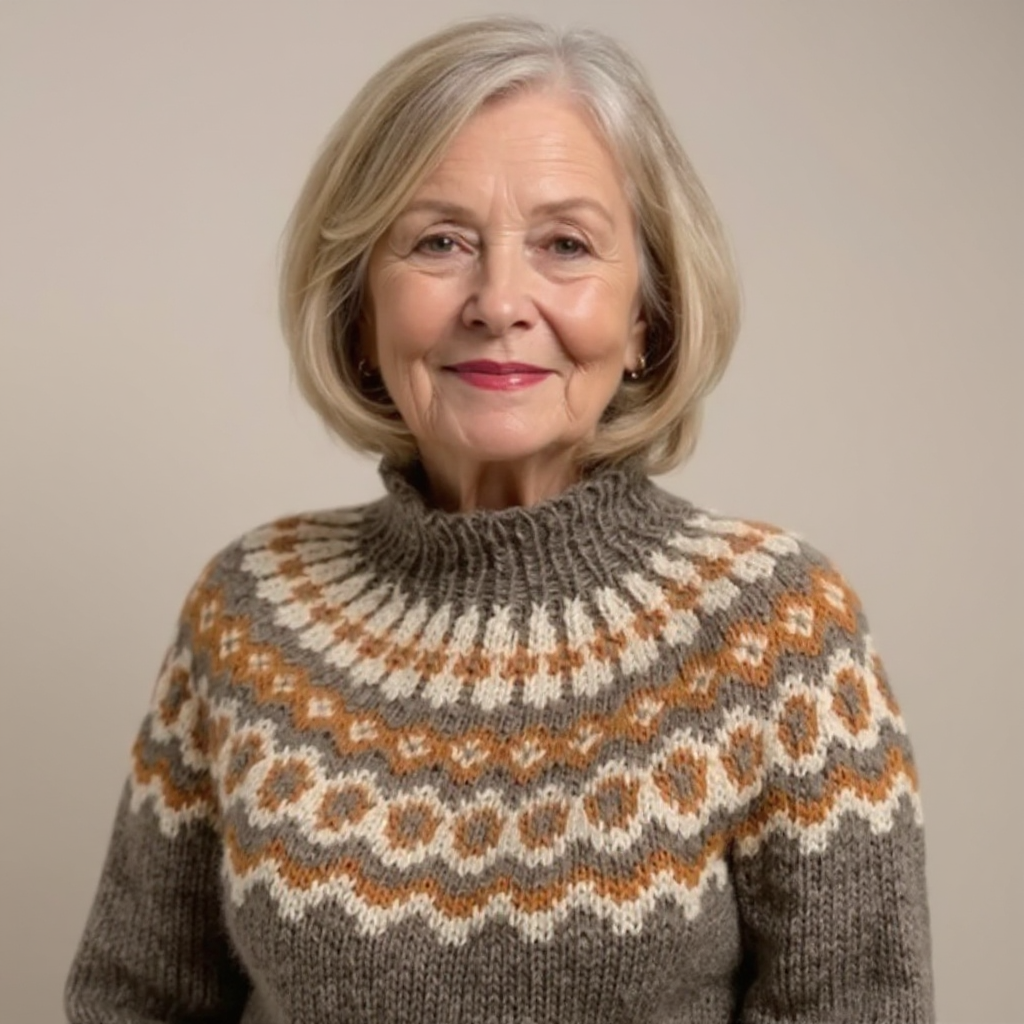 Marta | Classic Icelandic Knit Sweater