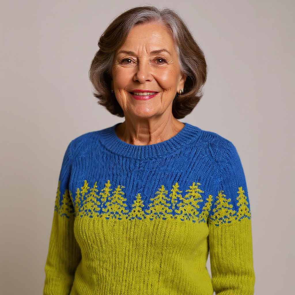 Nerina | Retro Icelandic Knit Sweater