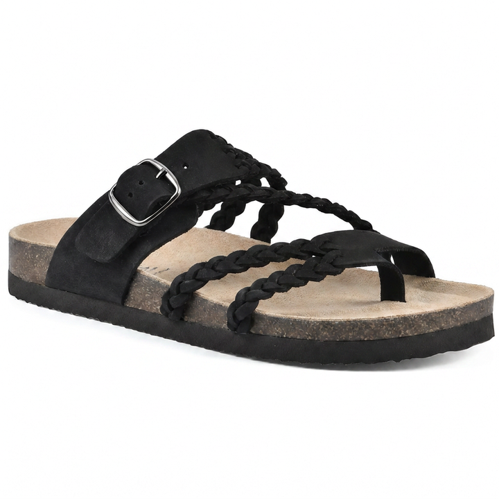 Gloria - Braided Cork Sandals
