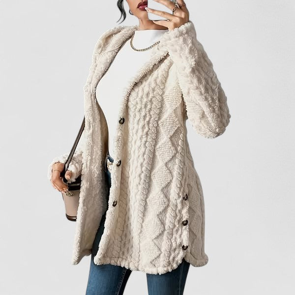 Fiorella | Plush Hooded Jacket