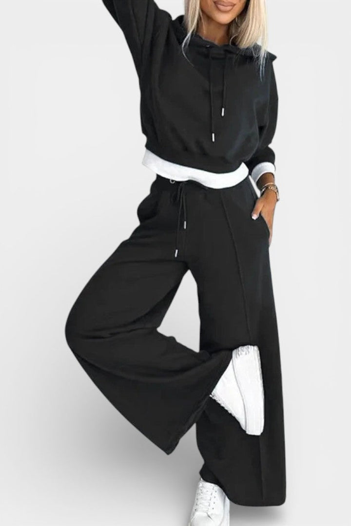Chiara Oversized Comfort Hoodie and High-Waisted Pants Set
