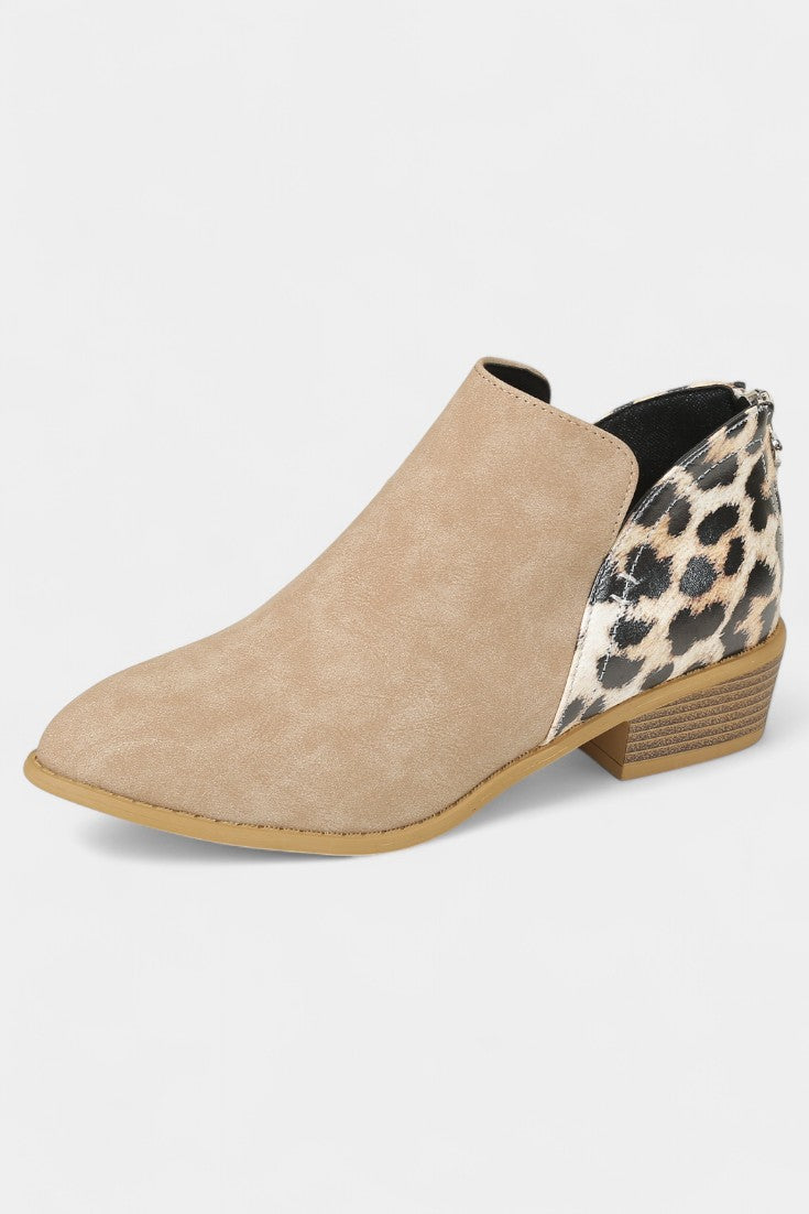 Eleonora Stylish Leopard Print Orthopedic Boots