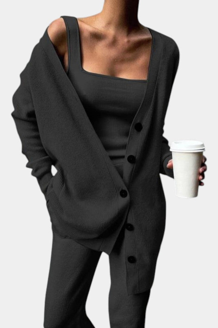 Cecilia Cozy Three-Piece Knit Set