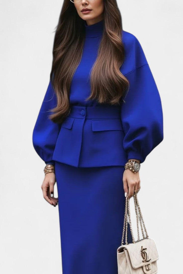 Antonietta Chic Tailored Midi Suit