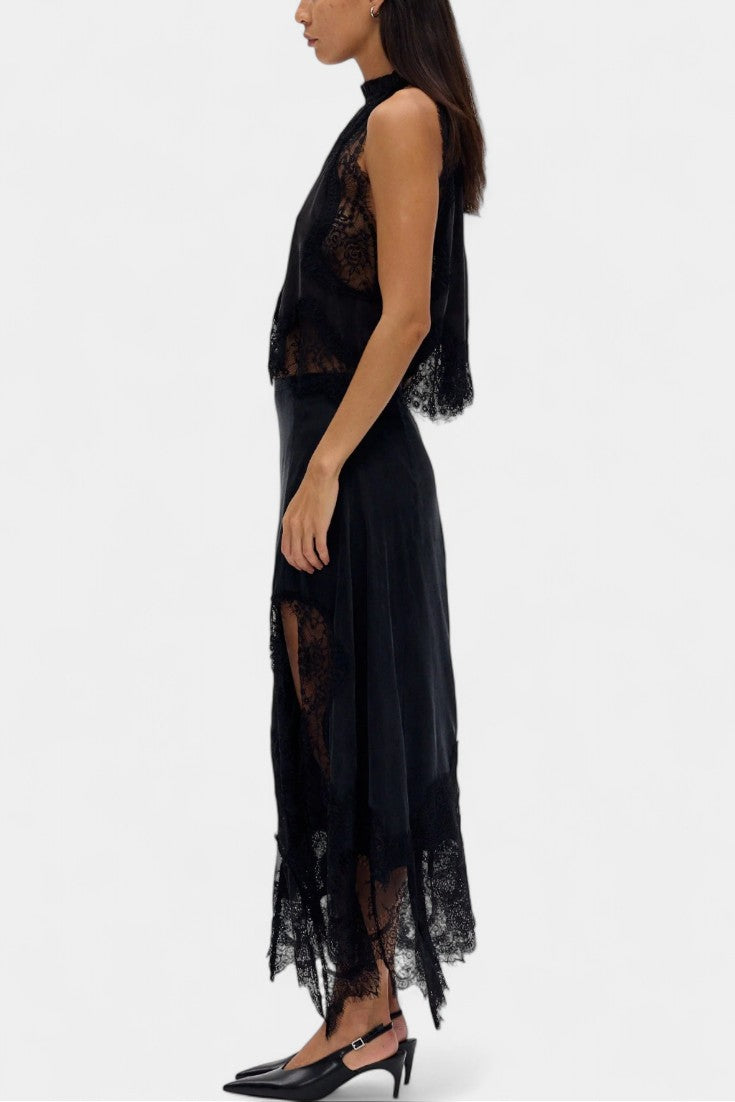 Lidia Midi Lace Skirt with Matching Top