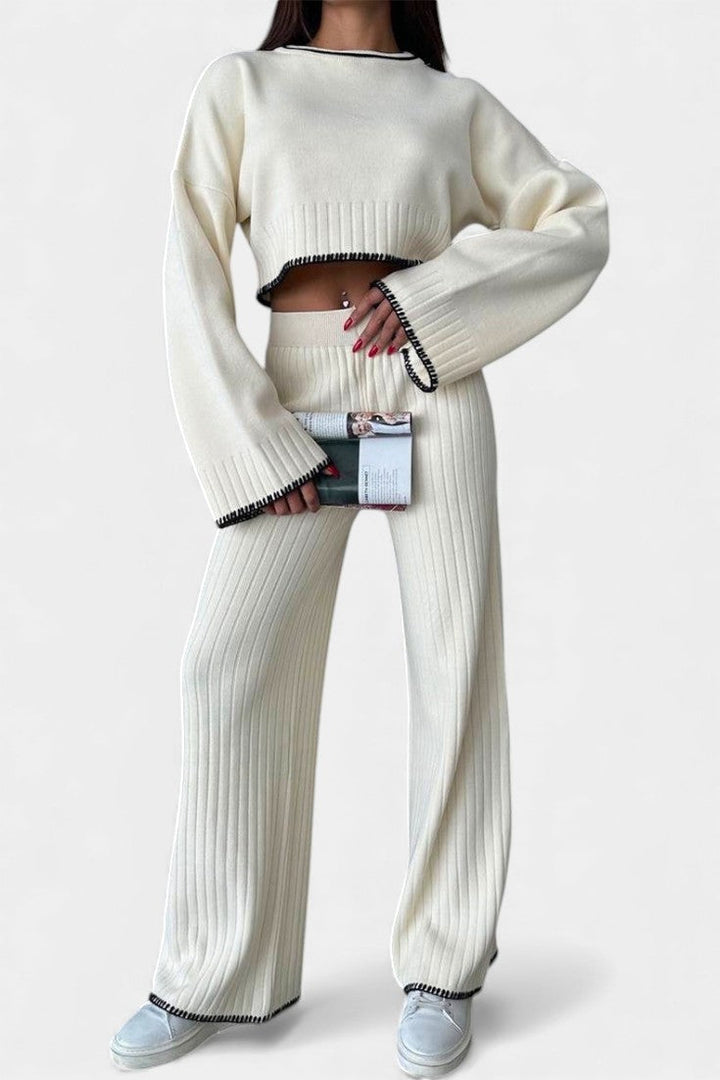 Corinna Two-Piece Minimalist Knit Set