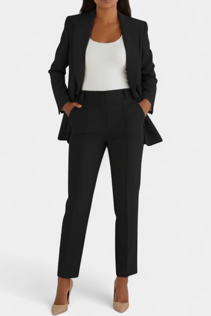 Ilenia Soft Fabric Two-Piece Fitted Set