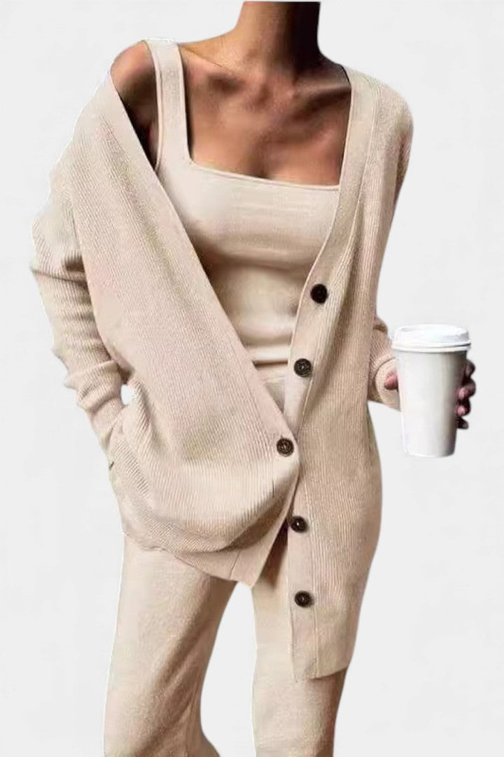 Cecilia Cozy Three-Piece Knit Set