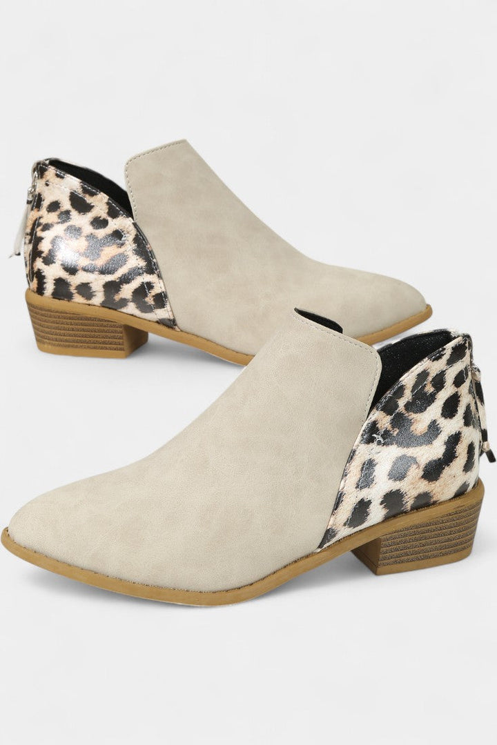 Eleonora Stylish Leopard Print Orthopedic Boots