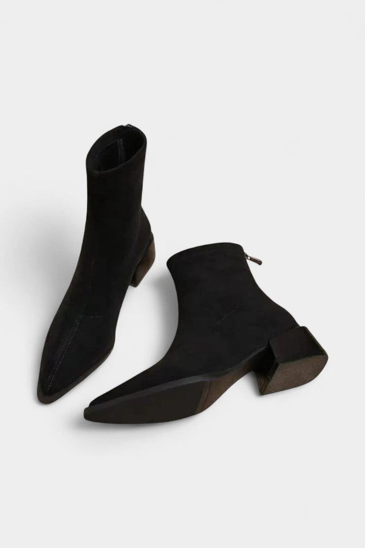 Eva Stylish and Cozy Heeled Boots