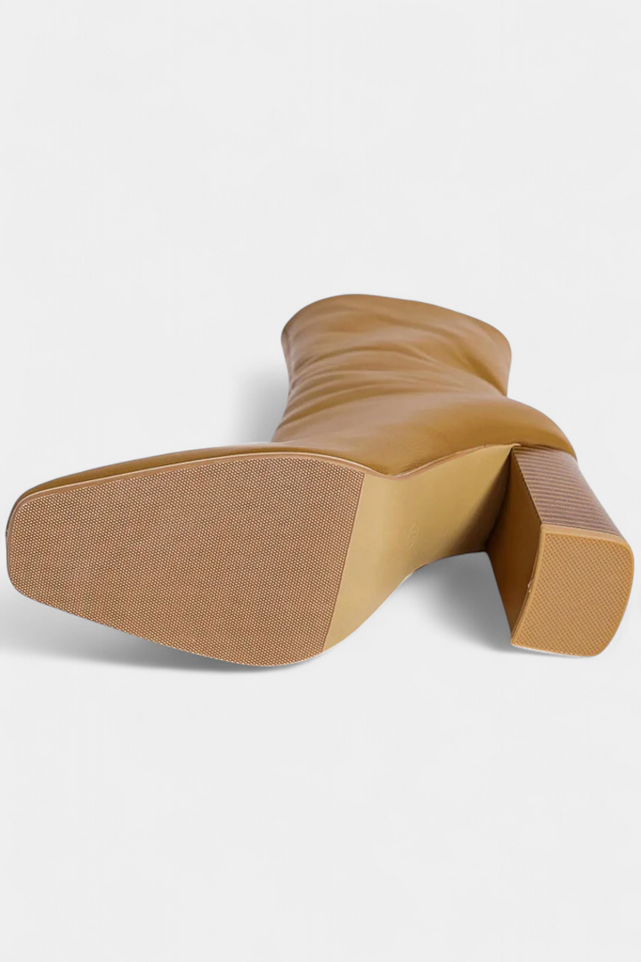 Erica Contemporary Mid-Calf Boots with a Spacious Fit