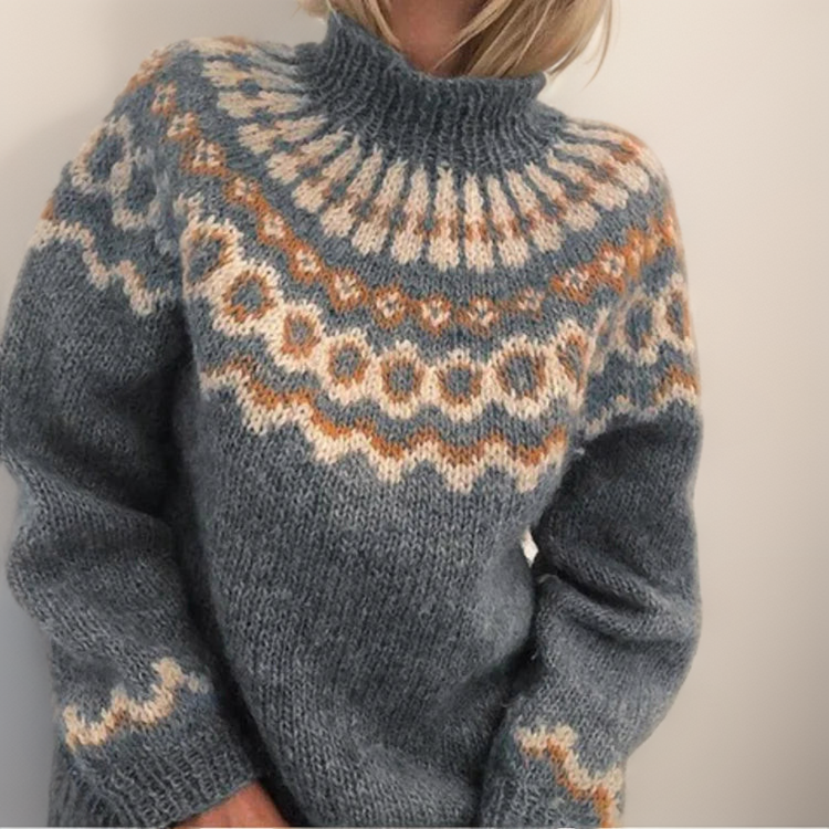 Marta | Classic Icelandic Knit Sweater