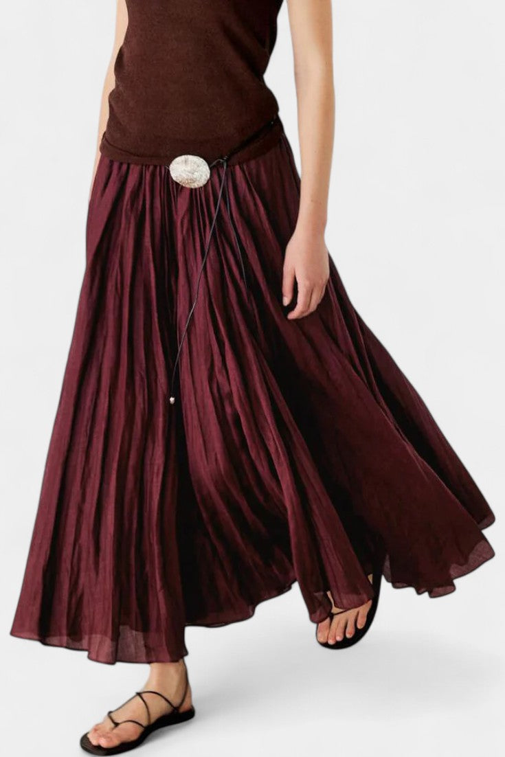 Luciana Oversized Sweater & Tailored Midi Skirt Ensemble