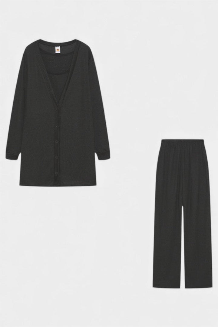 Cecilia Cozy Knit Three-Piece Ensemble