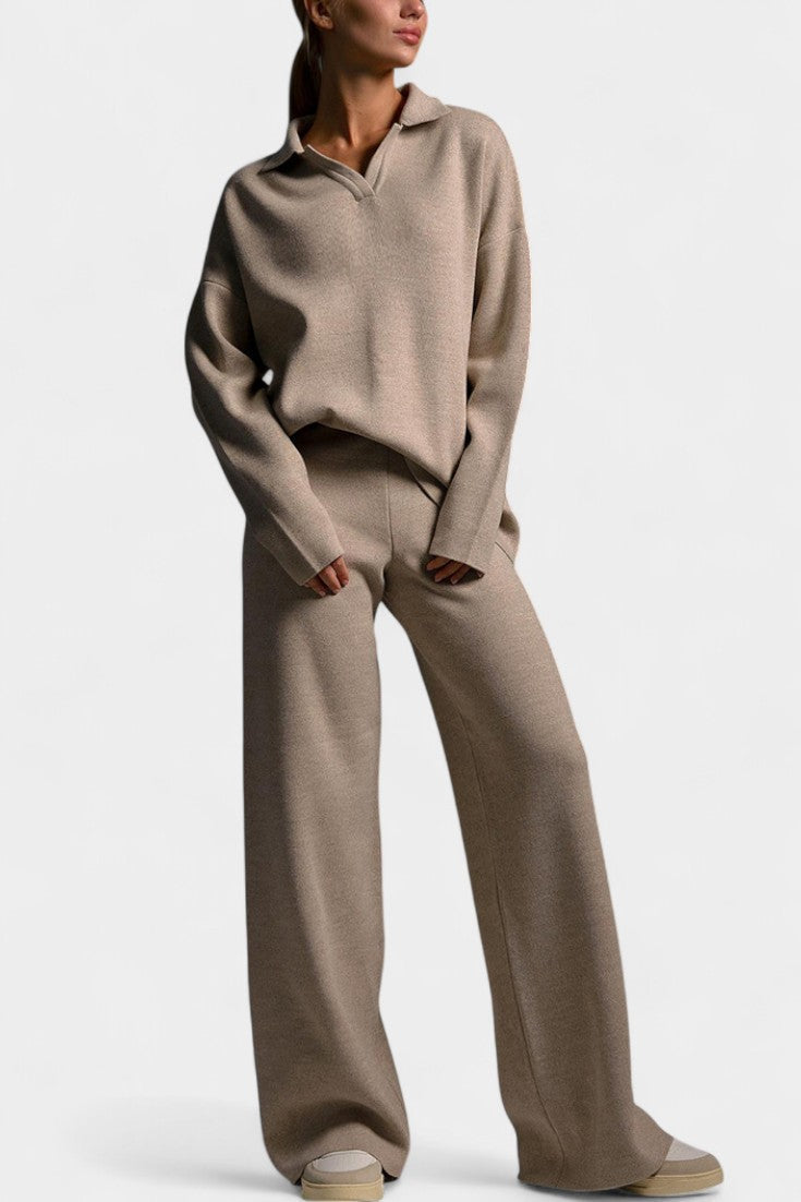 Erica Two-Piece Soft and Elegant Knit Set