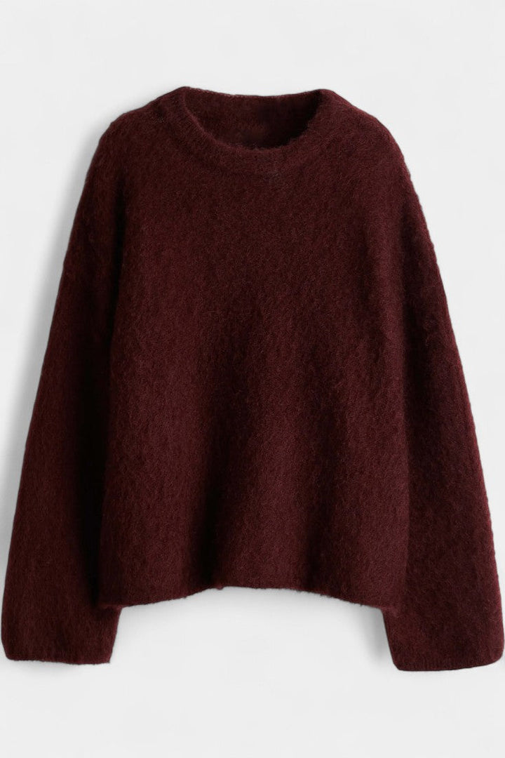 Luciana Oversized Sweater & Tailored Midi Skirt Ensemble