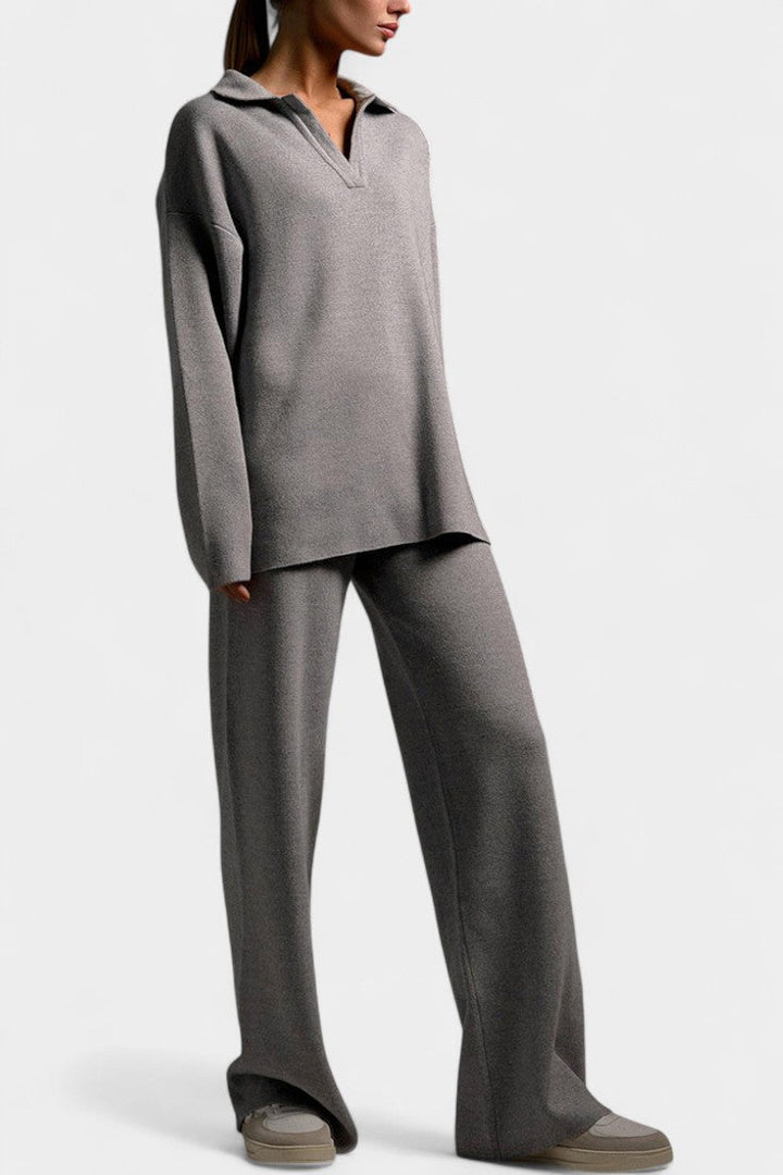 Erica Two-Piece Soft and Elegant Knit Set
