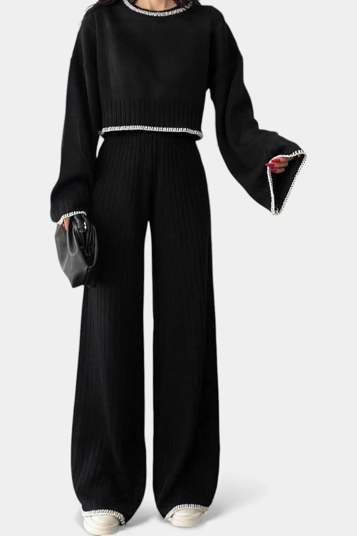 Corinna Two-Piece Minimalist Knit Set