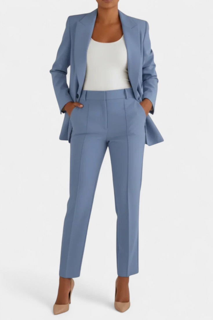 Ilenia Soft Fabric Two-Piece Fitted Set